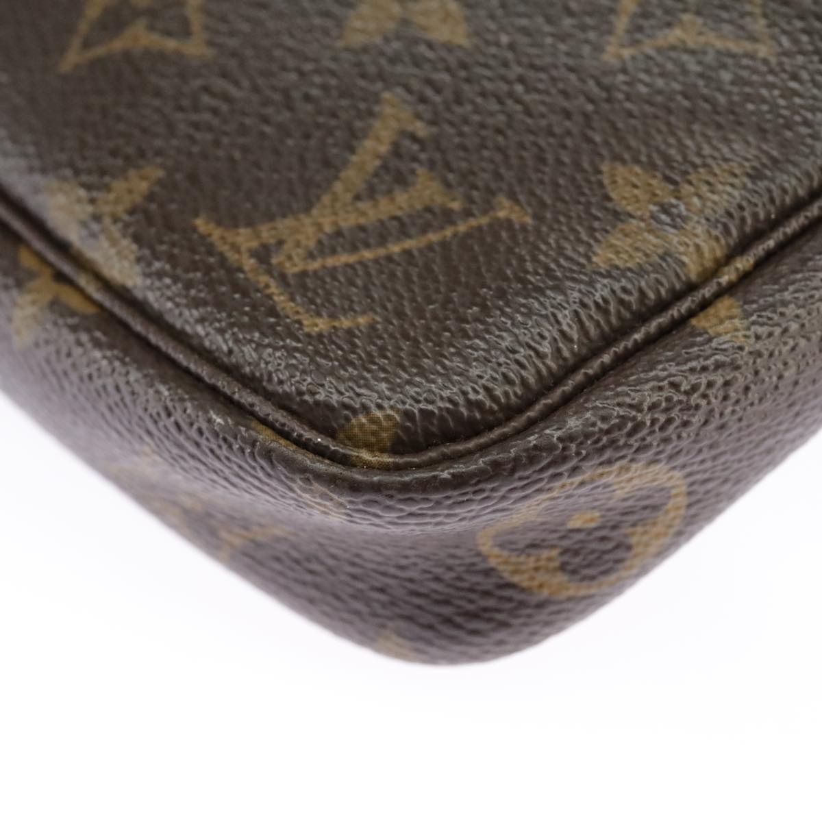 LOUIS VUITTON Monogram Pochette Accessoires Pouch M51980 LV Auth 98555