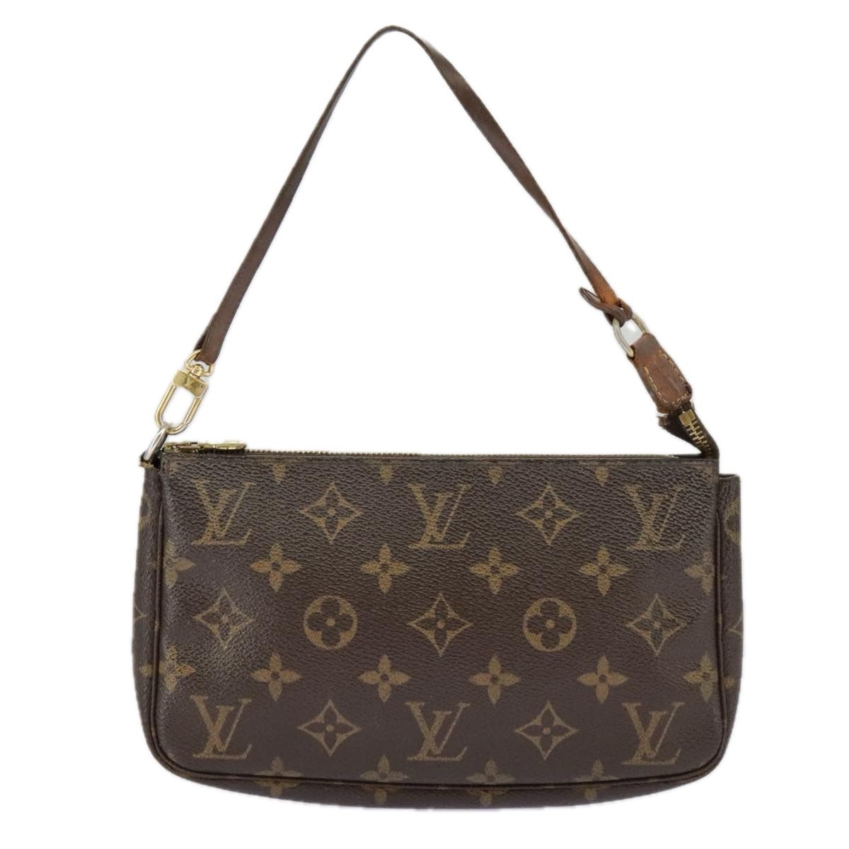 LOUIS VUITTON Monogram Pochette Accessoires Pouch M51980 LV Auth 98555