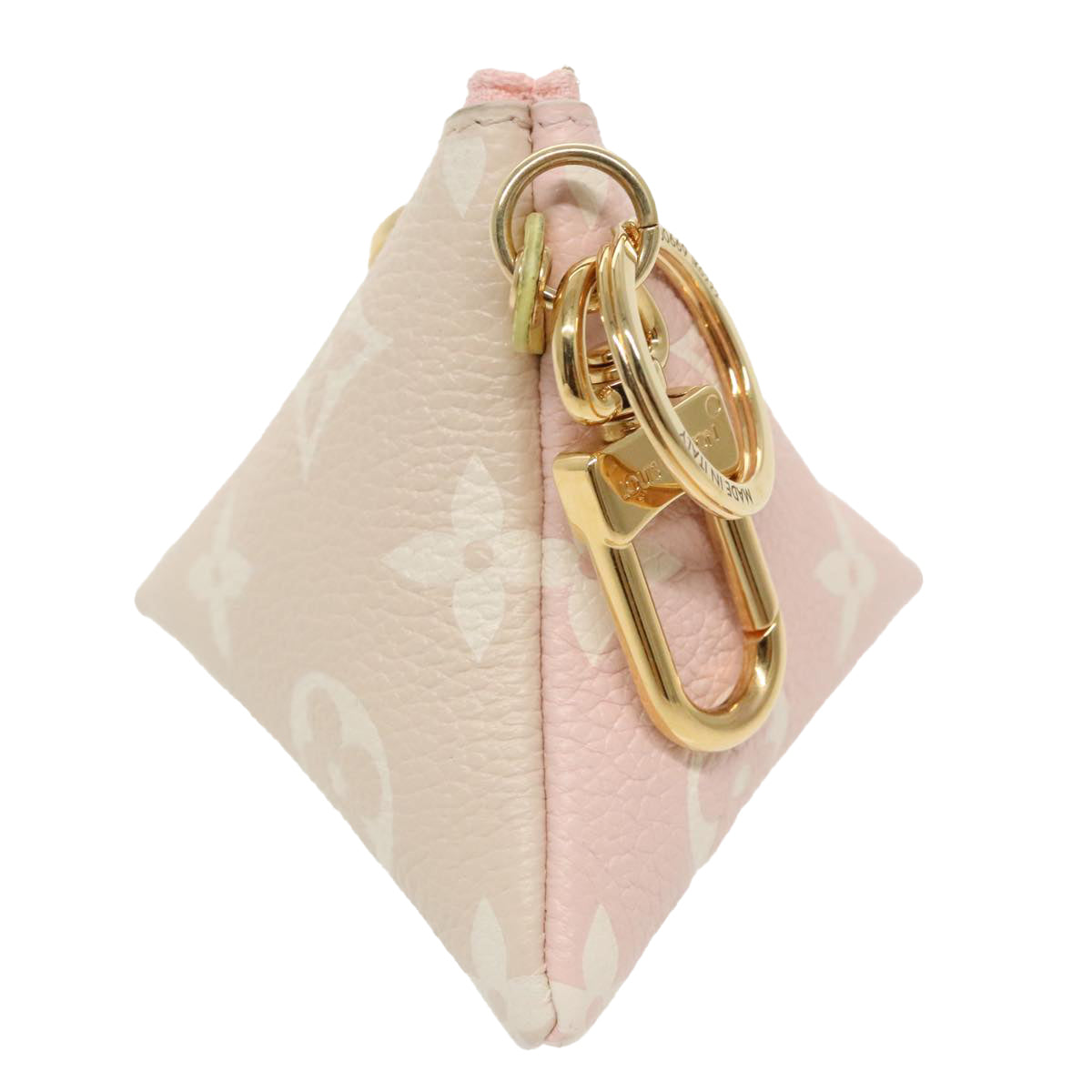 LOUIS VUITTON Monogram Empreinte Berlango Pouch Pink M00669 LV Auth 98558 - 0