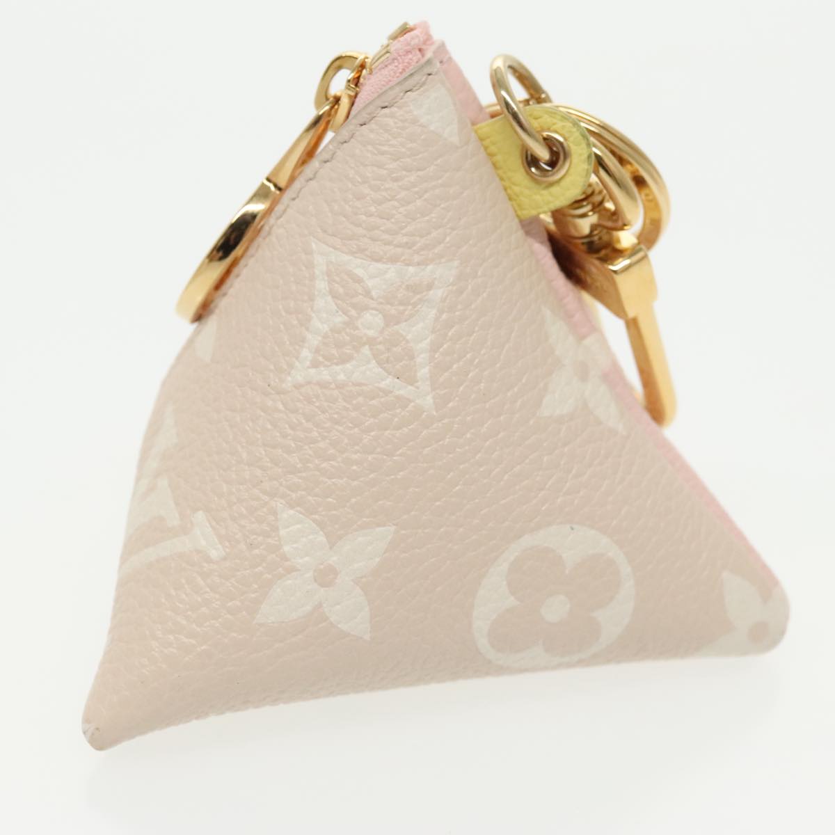 LOUIS VUITTON Monogram Empreinte Berlango Pouch Pink M00669 LV Auth 98558