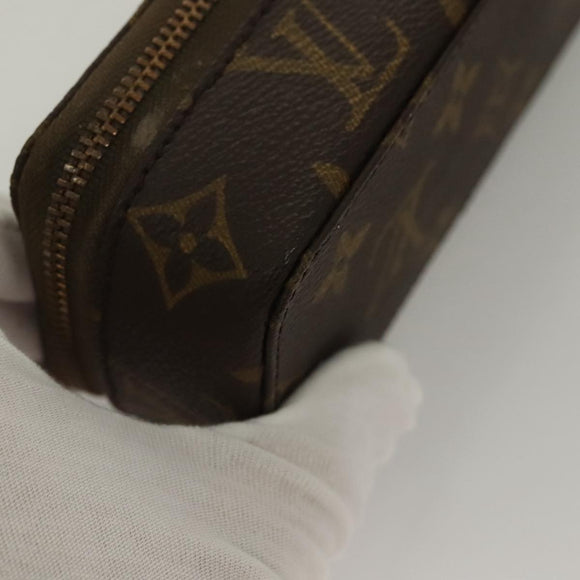 LOUIS VUITTON Monogram Poche Monte Carlo Jewelry Box M47352 LV Auth 98562
