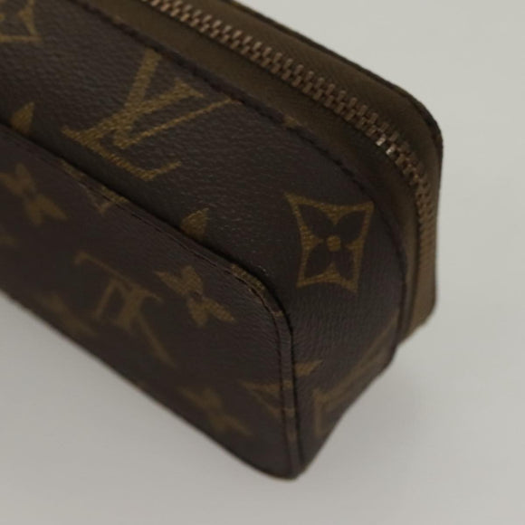 LOUIS VUITTON Monogram Poche Monte Carlo Jewelry Box M47352 LV Auth 98562