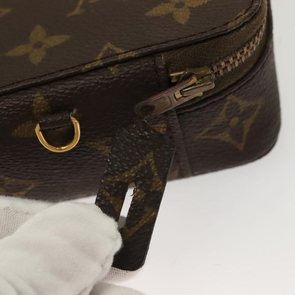 LOUIS VUITTON Monogram Poche Monte Carlo Jewelry Box M47352 LV Auth 98562