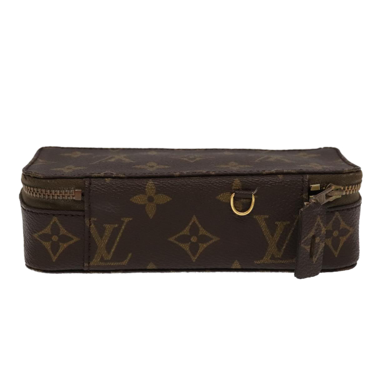 LOUIS VUITTON Monogram Poche Monte Carlo Jewelry Box M47352 LV Auth 98562 - 0