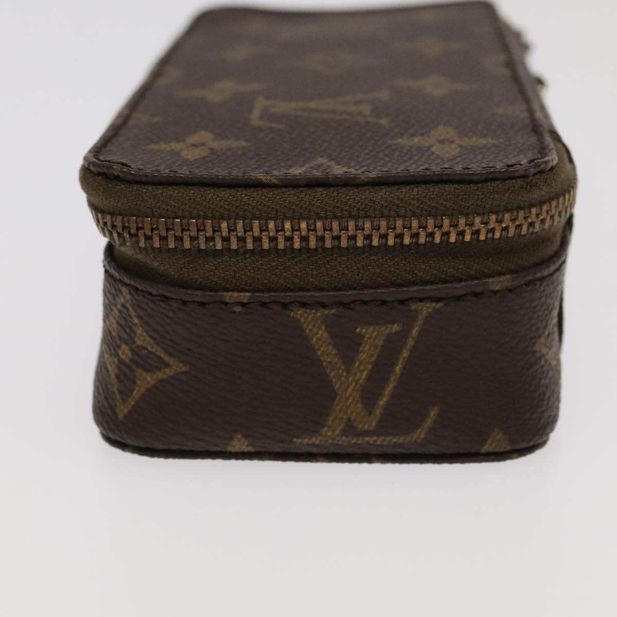 LOUIS VUITTON Monogram Poche Monte Carlo Jewelry Box M47352 LV Auth 98562