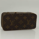 LOUIS VUITTON Monogram Poche Monte Carlo Jewelry Box M47352 LV Auth 98562-6