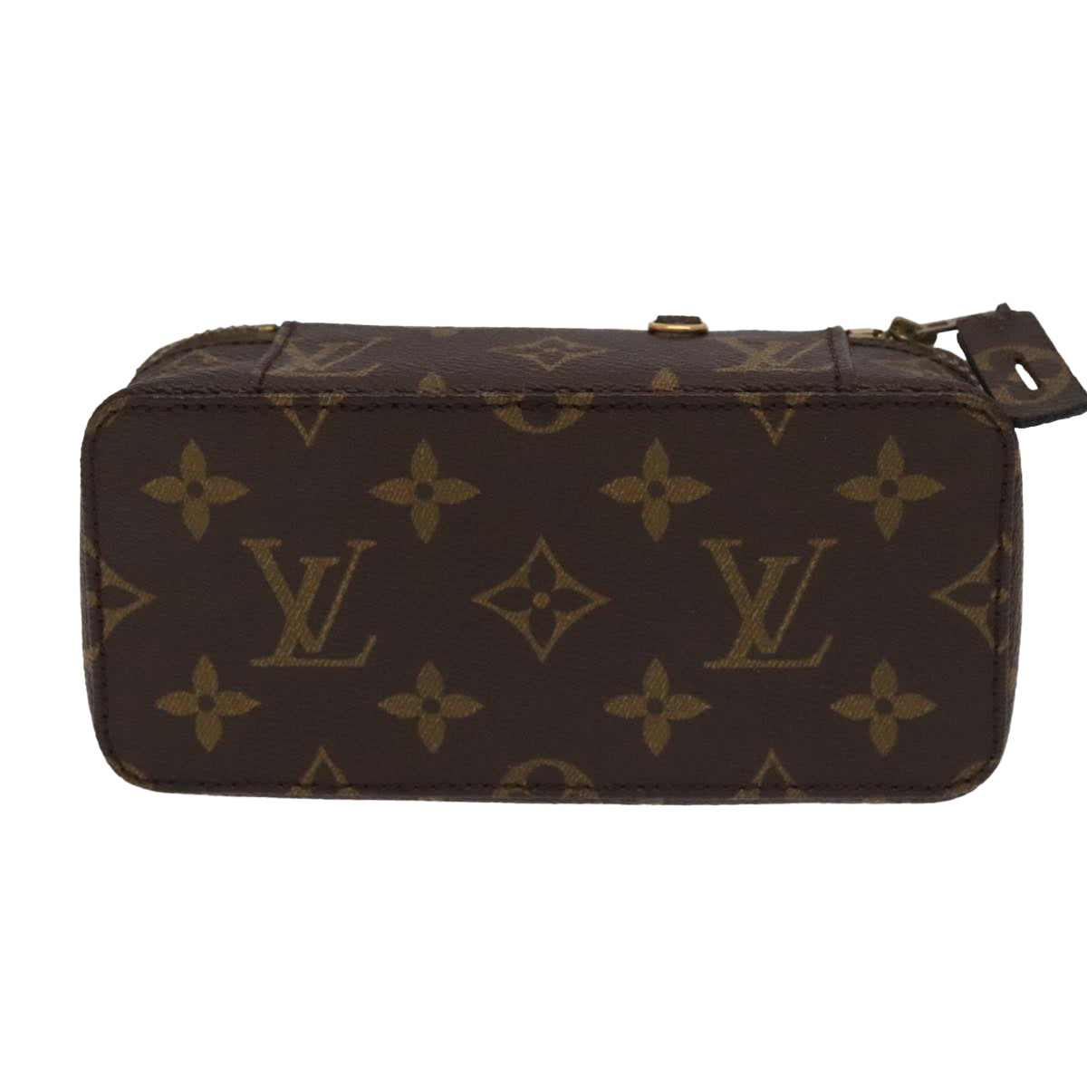 LOUIS VUITTON Monogram Poche Monte Carlo Jewelry Box M47352 LV Auth 98562