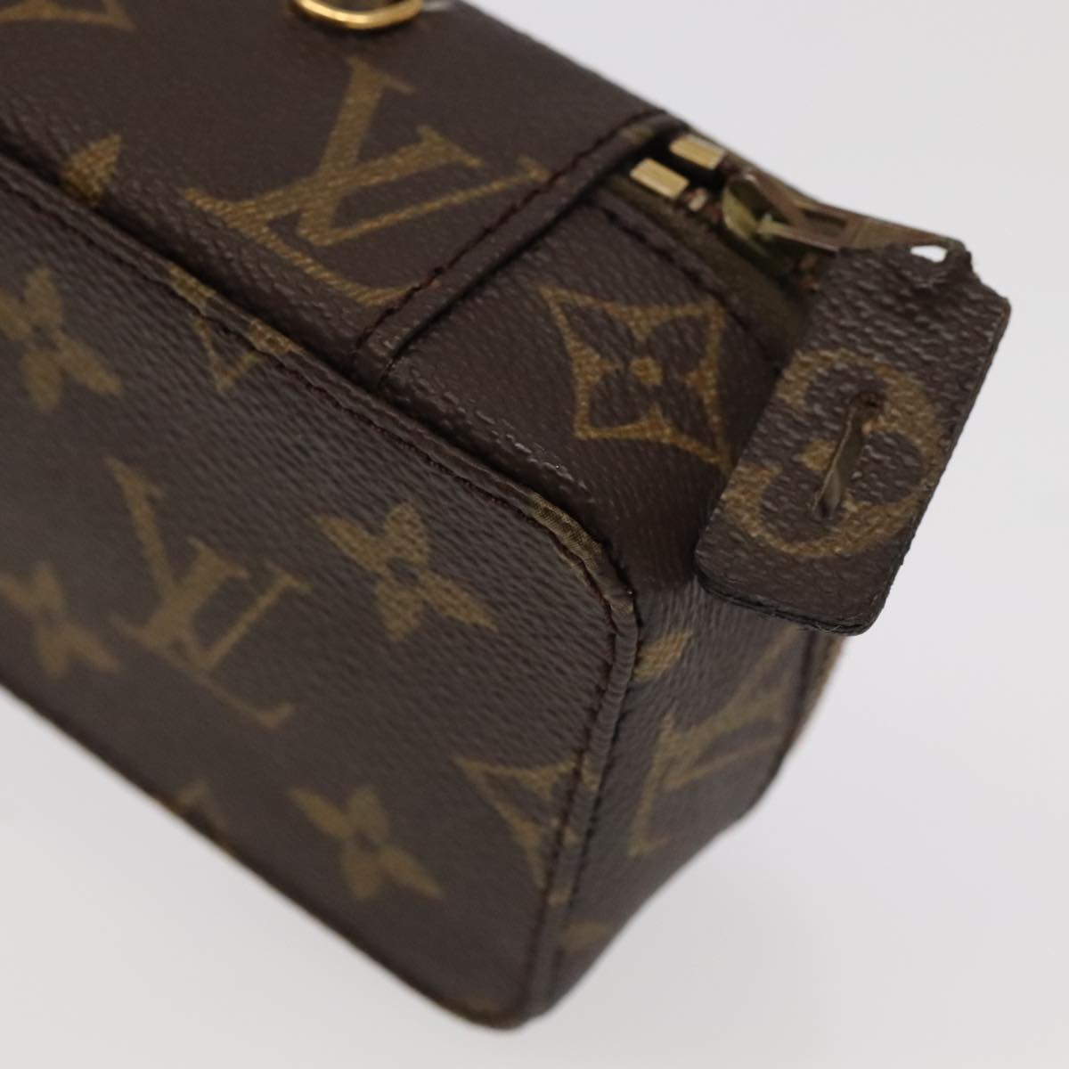 LOUIS VUITTON Monogram Poche Monte Carlo Jewelry Box M47352 LV Auth 98562