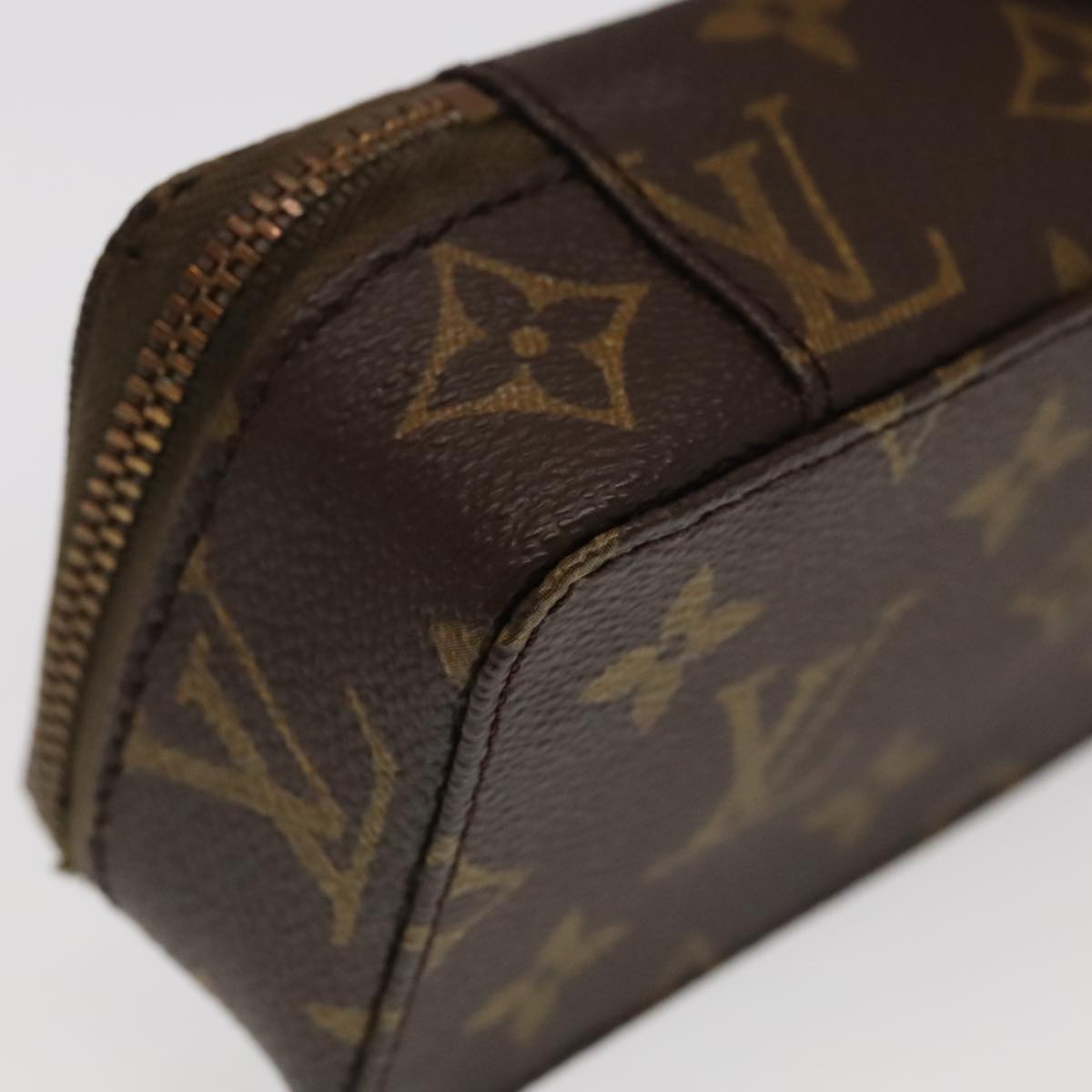 LOUIS VUITTON Monogram Poche Monte Carlo Jewelry Box M47352 LV Auth 98562