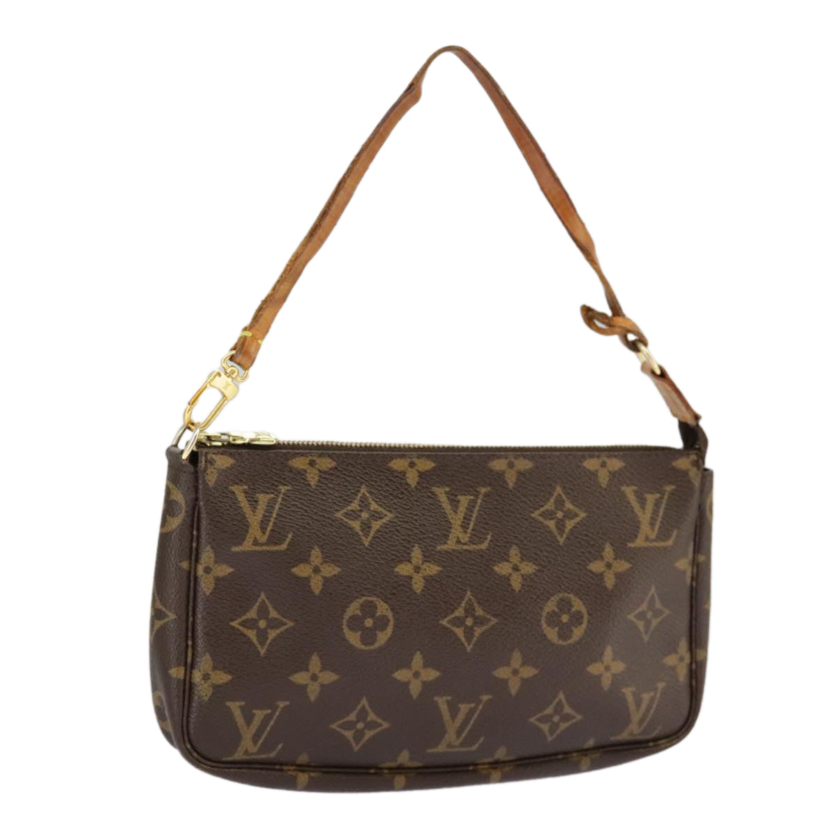 LOUIS VUITTON Monogram Pochette Accessoires Pouch M51980 LV Auth 98571