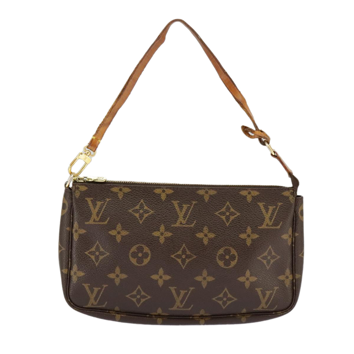 LOUIS VUITTON Monogram Pochette Accessoires Pouch M51980 LV Auth 98571