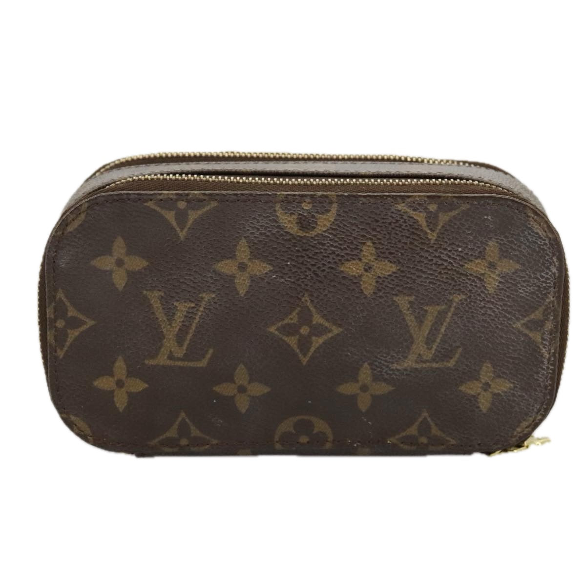 LOUIS VUITTON Monogram Trousse Brush PM Cosmetic Pouch M47510 LV Auth 98572 - 0