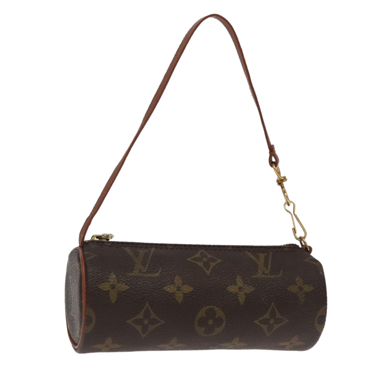 LOUIS VUITTON Monogram Papillon Pouch LV Auth 98573