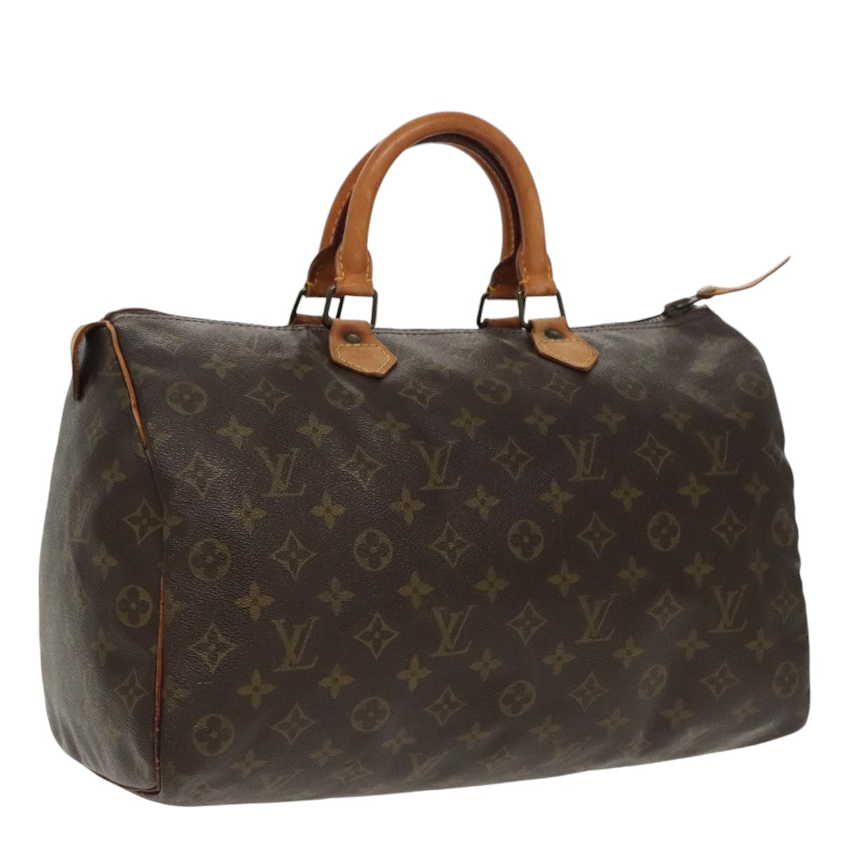 LOUIS VUITTON Monogram Speedy 35 Hand Bag M41524 LV Auth 98579