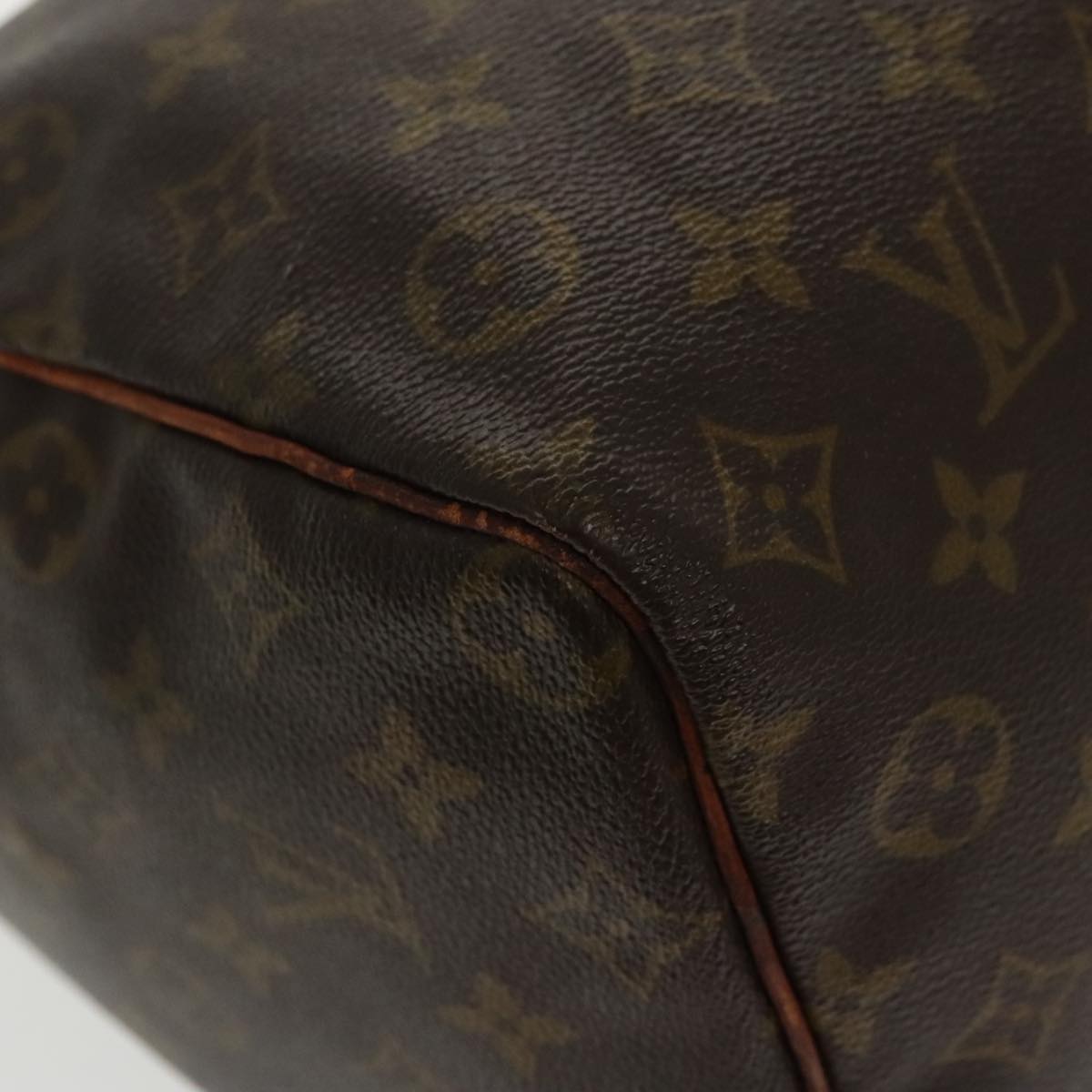 LOUIS VUITTON Monogram Speedy 35 Hand Bag M41524 LV Auth 98579