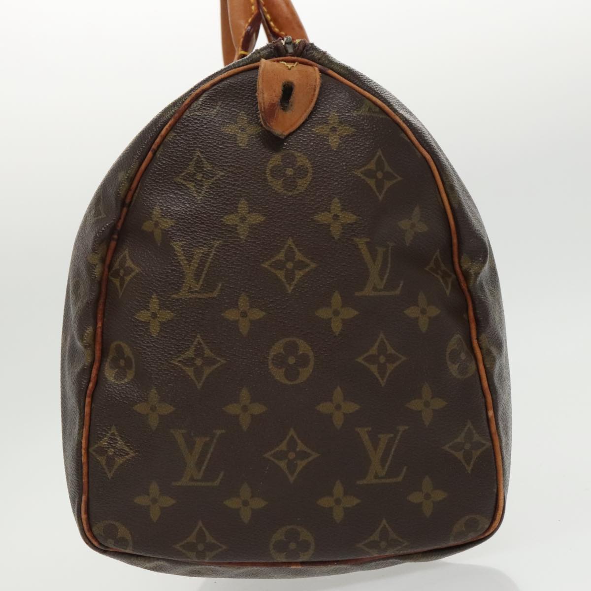 LOUIS VUITTON Monogram Speedy 35 Hand Bag M41524 LV Auth 98579