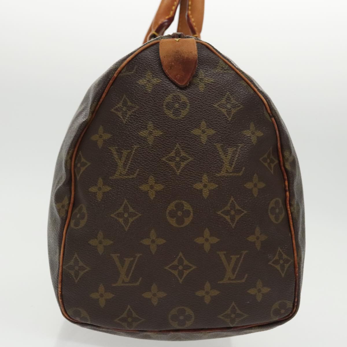 LOUIS VUITTON Monogram Speedy 35 Hand Bag M41524 LV Auth 98579