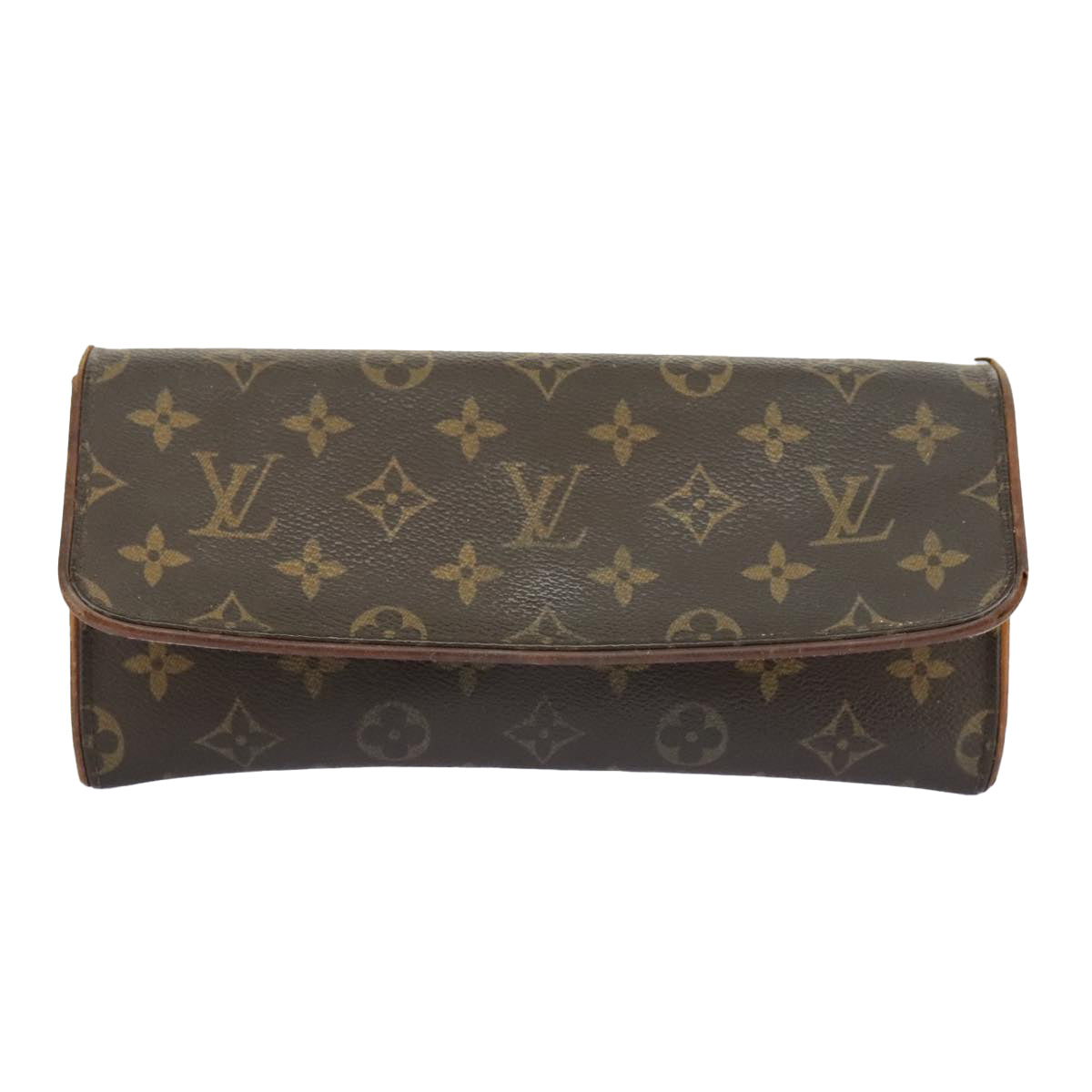 LOUIS VUITTON Monogram Pochette Twin GM Shoulder Bag M51852 LV Auth 98583