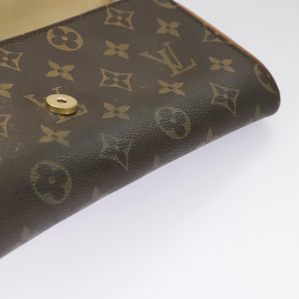 LOUIS VUITTON Monogram Pochette Twin GM Shoulder Bag M51852 LV Auth 98583