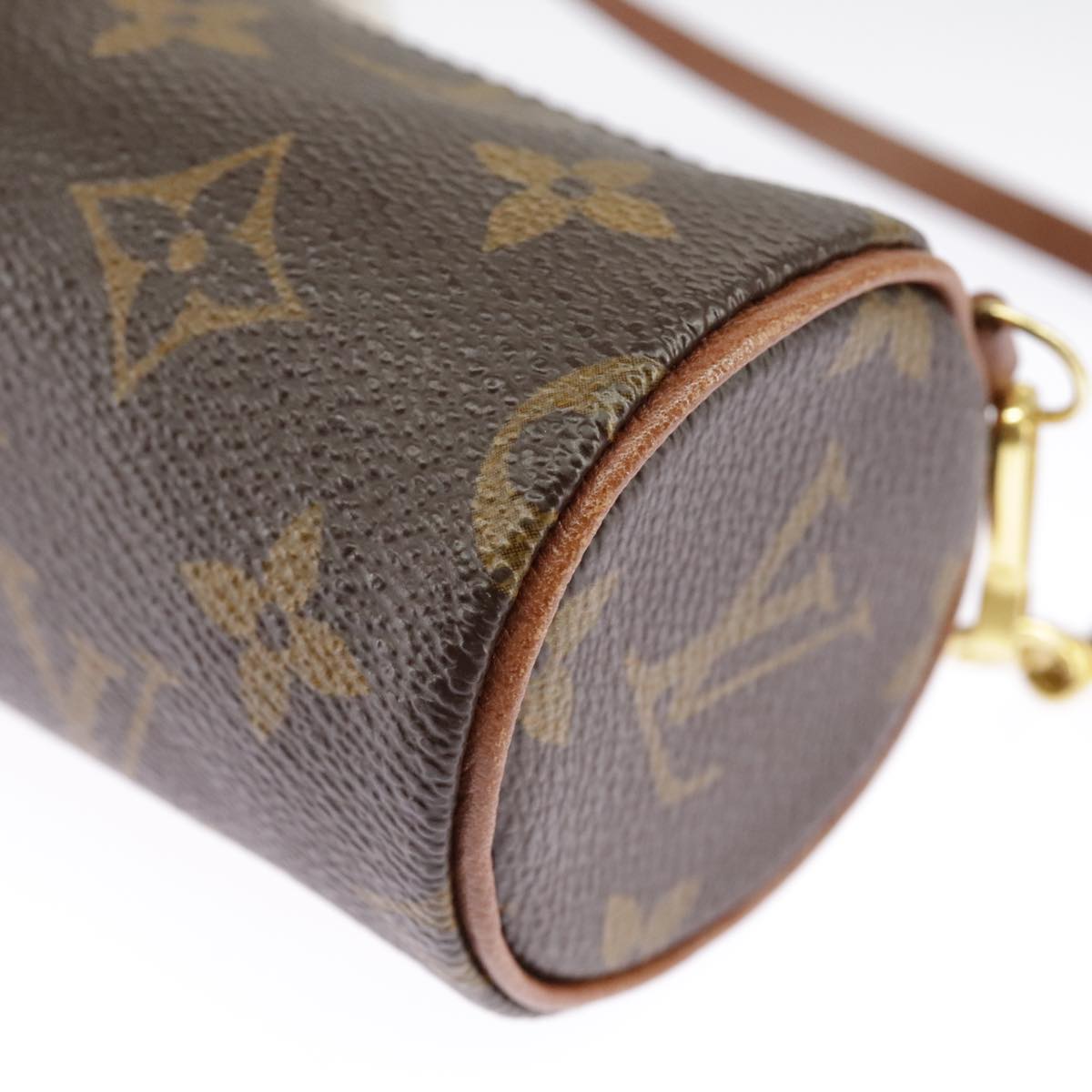 LOUIS VUITTON Monogram Papillon Pouch LV Auth 98584