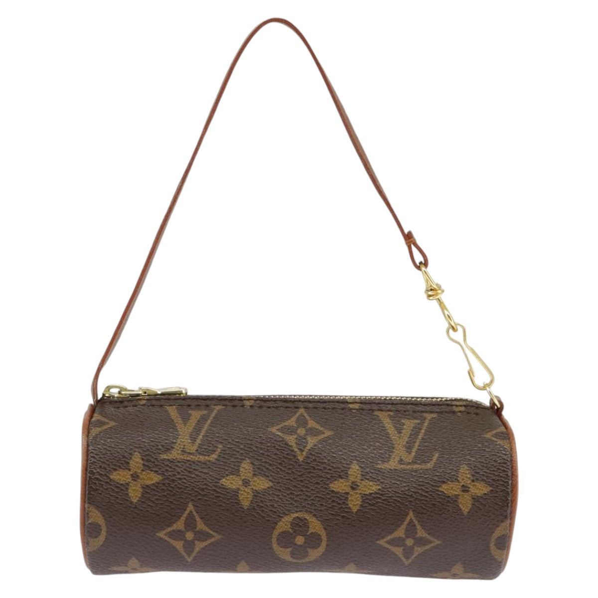 LOUIS VUITTON Monogram Papillon Pouch LV Auth 98584