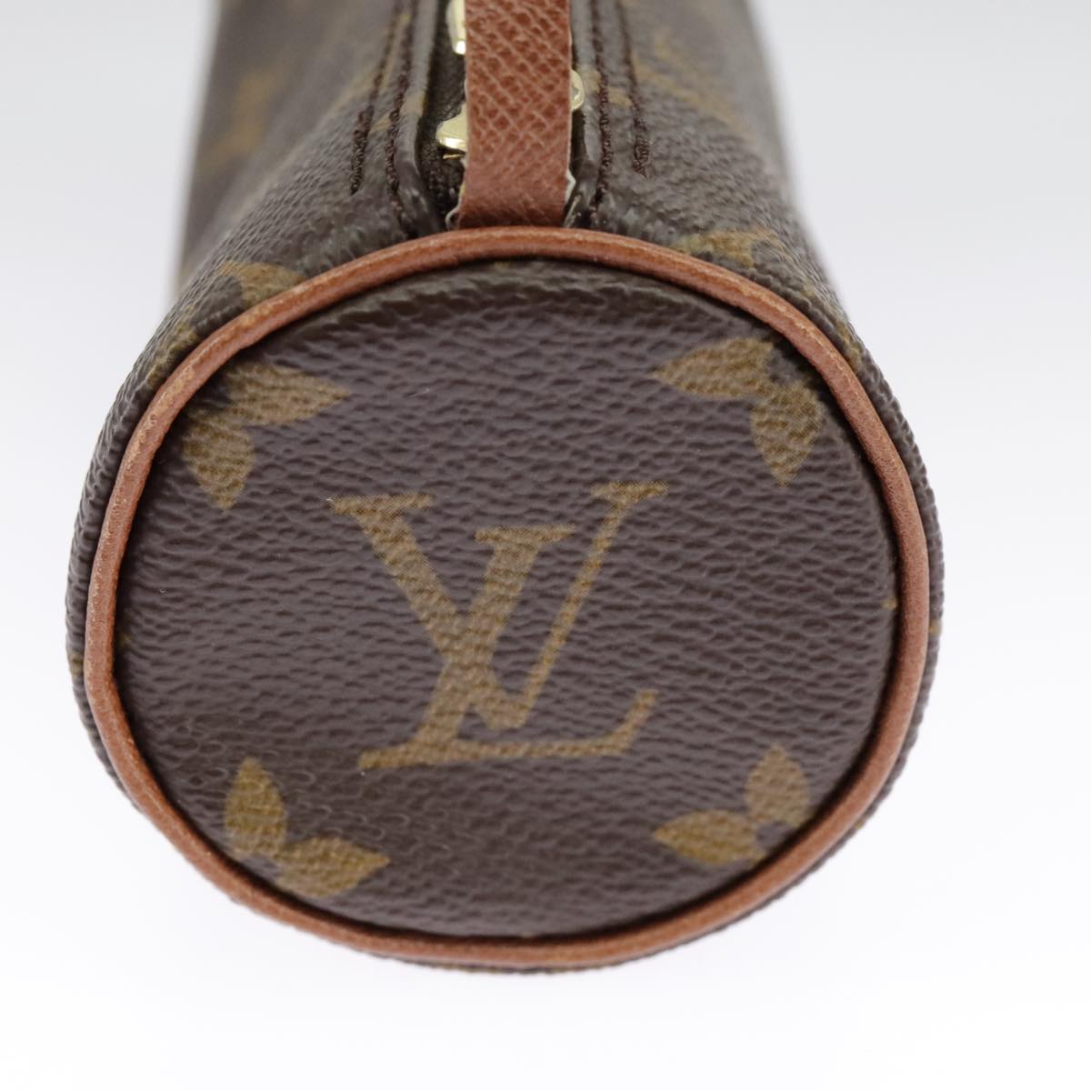 LOUIS VUITTON Monogram Papillon Pouch LV Auth 98584