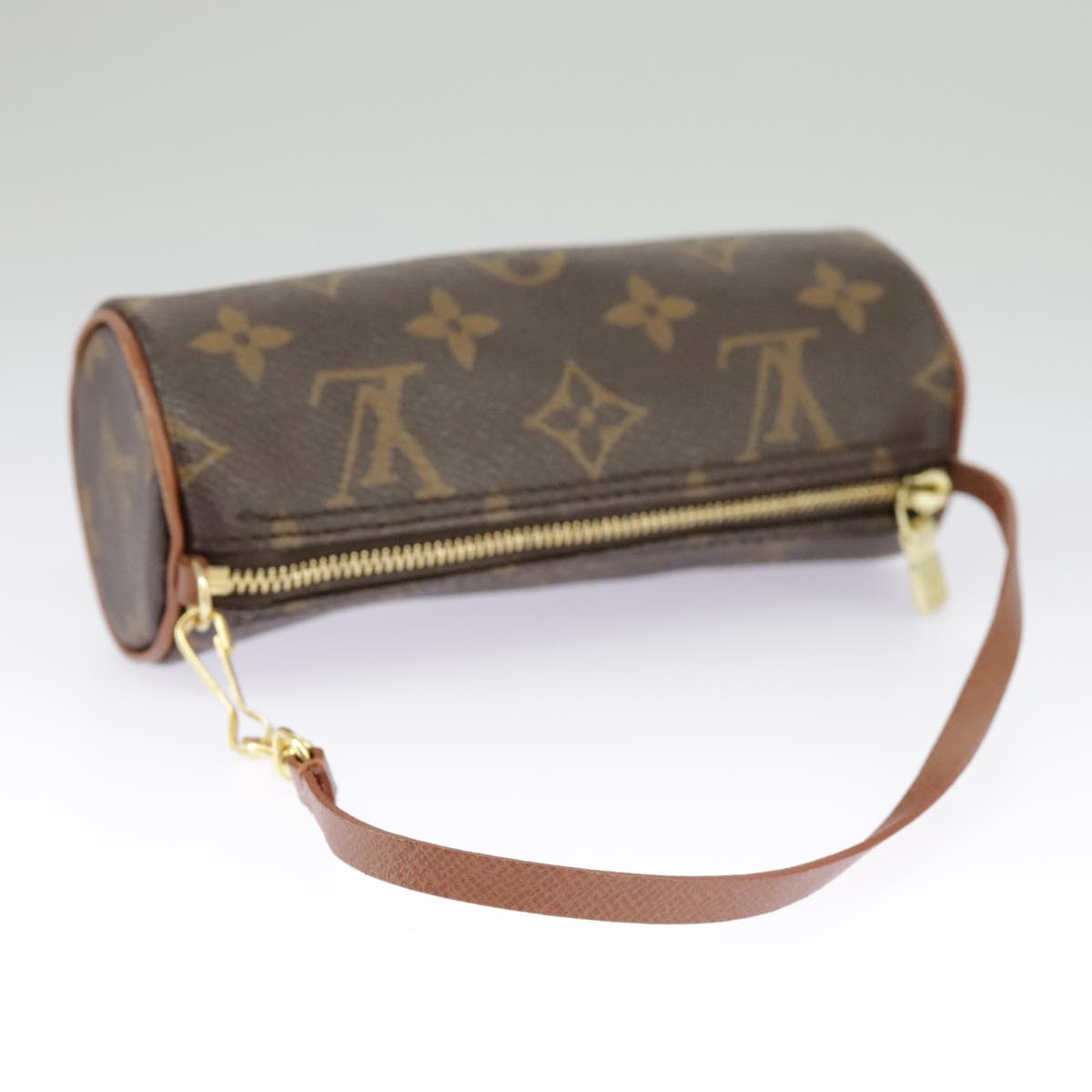 LOUIS VUITTON Monogram Papillon Pouch LV Auth 98584