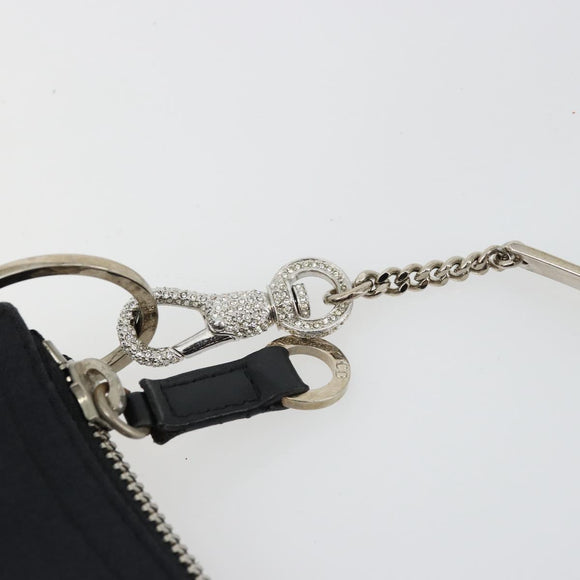 Christian Dior Hand Bag Canvas Black Auth 98592