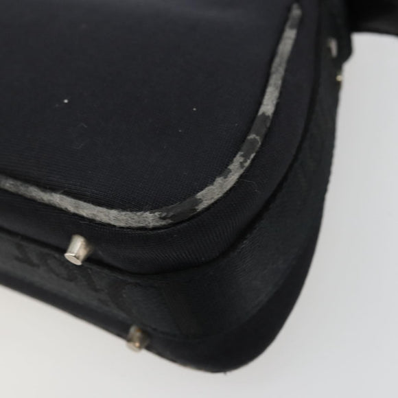 Christian Dior Hand Bag Canvas Black Auth 98592