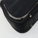 Christian Dior Hand Bag Canvas Black Auth 98592-9