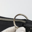 Christian Dior Hand Bag Canvas Black Auth 98592-19