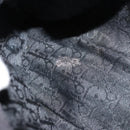 Christian Dior Hand Bag Canvas Black Auth 98592-12
