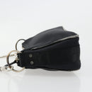 Christian Dior Hand Bag Canvas Black Auth 98592-4