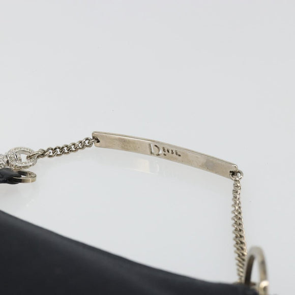 Christian Dior Hand Bag Canvas Black Auth 98592
