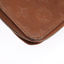 LOUIS VUITTON Empreinte Zippy Wallet Vertical NBA Wallet Brown N60019 Auth 98593-15