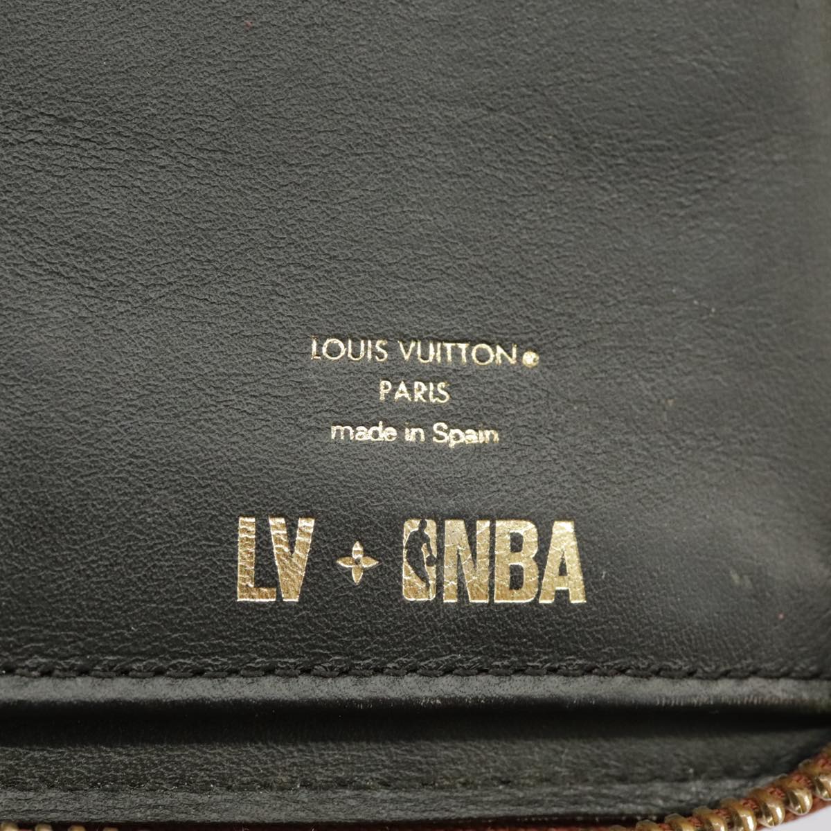 LOUIS VUITTON Empreinte Zippy Wallet Vertical NBA Wallet Brown N60019 Auth 98593