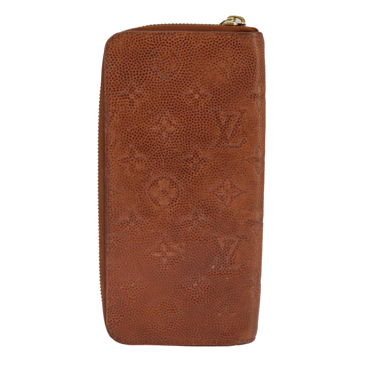 LOUIS VUITTON Empreinte Zippy Wallet Vertical NBA Wallet Brown N60019 Auth 98593 - 0