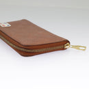 LOUIS VUITTON Empreinte Zippy Wallet Vertical NBA Wallet Brown N60019 Auth 98593-5