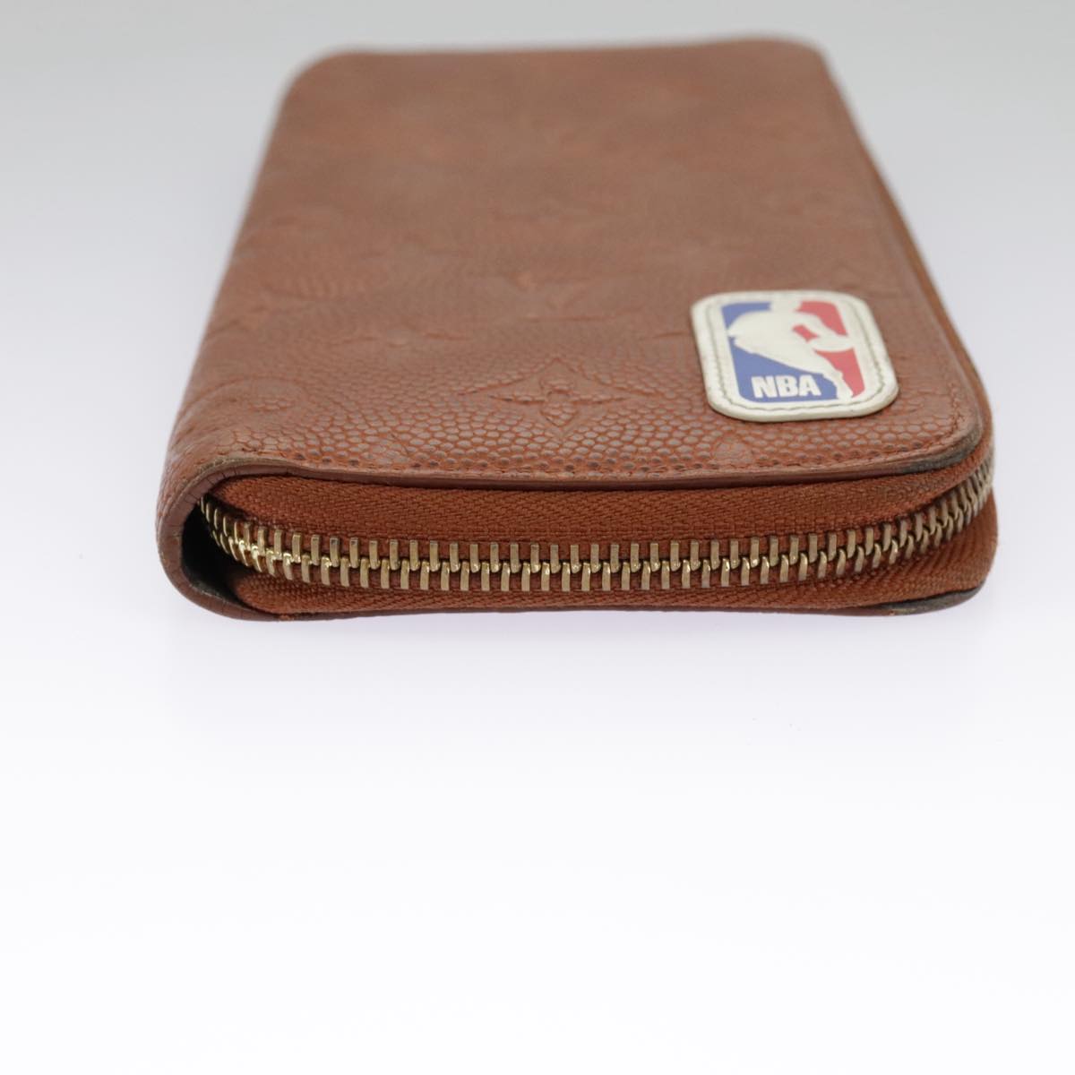 LOUIS VUITTON Empreinte Zippy Wallet Vertical NBA Wallet Brown N60019 Auth 98593