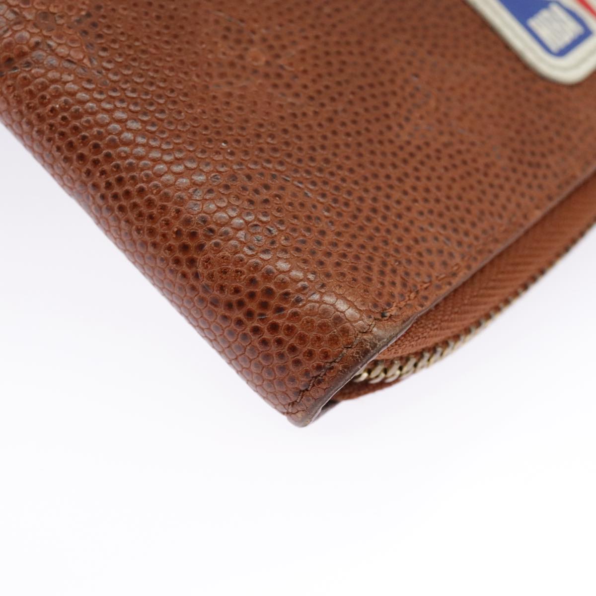 LOUIS VUITTON Empreinte Zippy Wallet Vertical NBA Wallet Brown N60019 Auth 98593