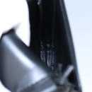 CELINE Triomphe Mobile Pouch PVC Black Silver Auth 98603AM-18