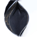 CELINE Triomphe Mobile Pouch PVC Black Silver Auth 98603M-20