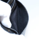 CELINE Triomphe Mobile Pouch PVC Black Silver Auth 98603M-21