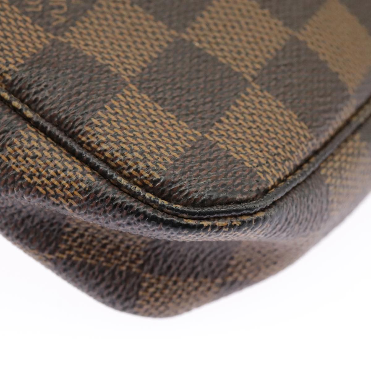 LOUIS VUITTON Damier Ebene Pochette Accessoires Pouch N41206 LV Auth 98611