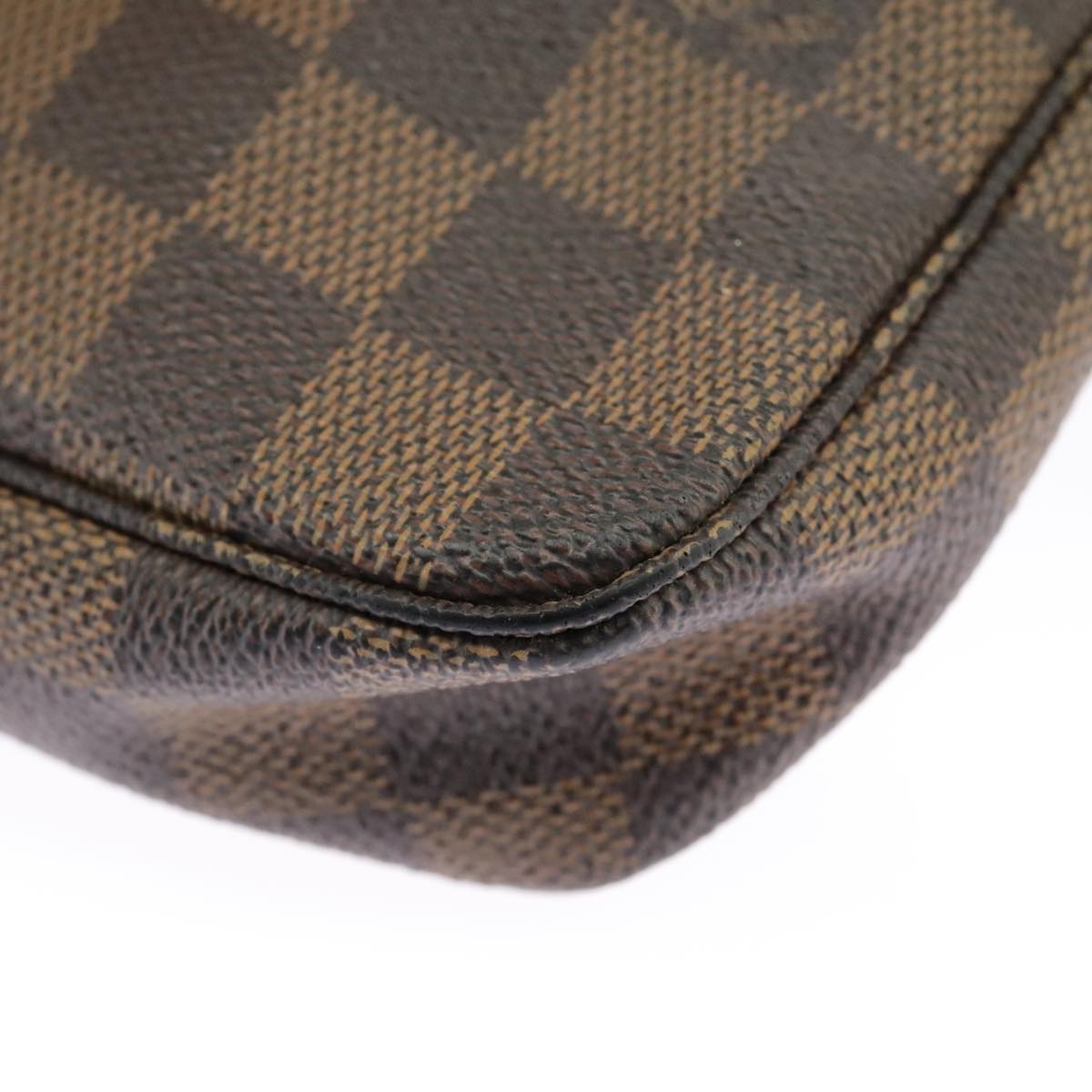 LOUIS VUITTON Damier Ebene Pochette Accessoires Pouch N41206 LV Auth 98611