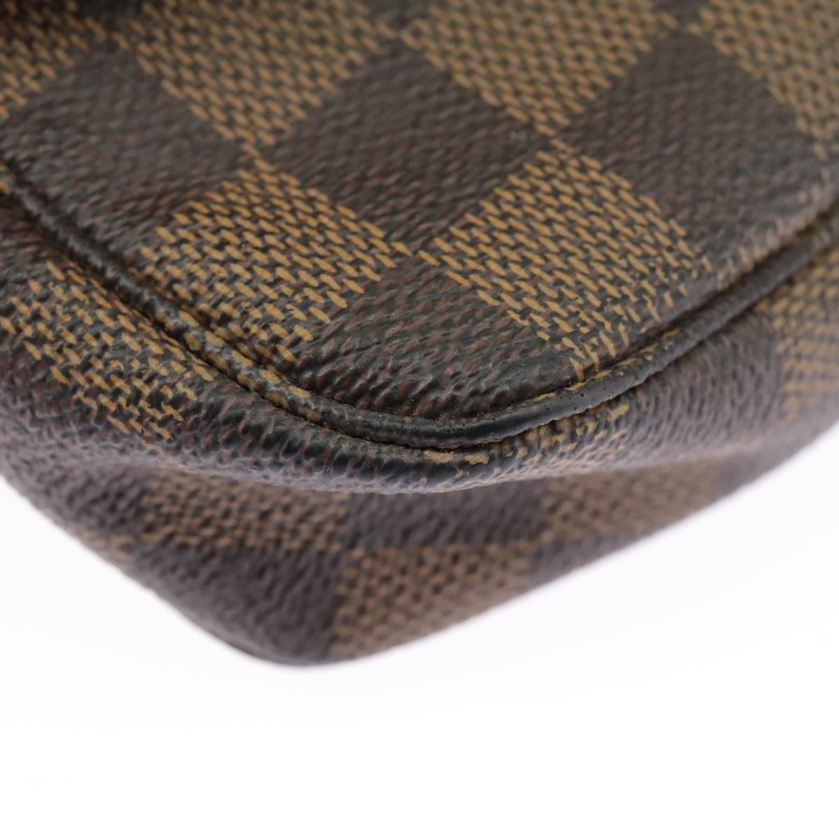 LOUIS VUITTON Damier Ebene Pochette Accessoires Pouch N41206 LV Auth 98611