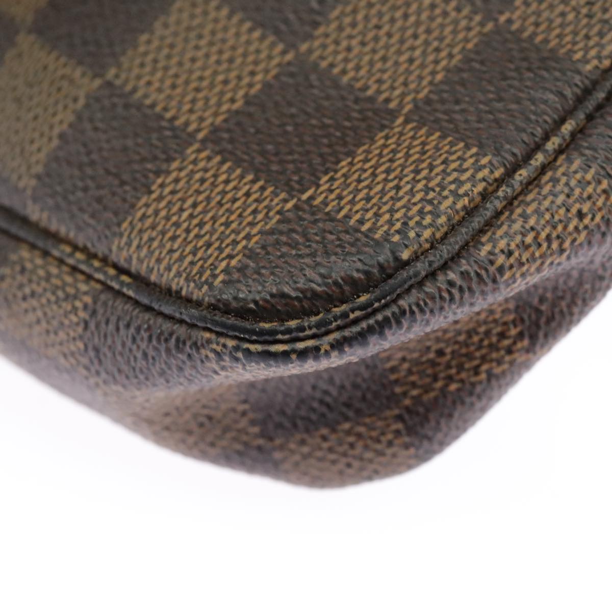 LOUIS VUITTON Damier Ebene Pochette Accessoires Pouch N41206 LV Auth 98611