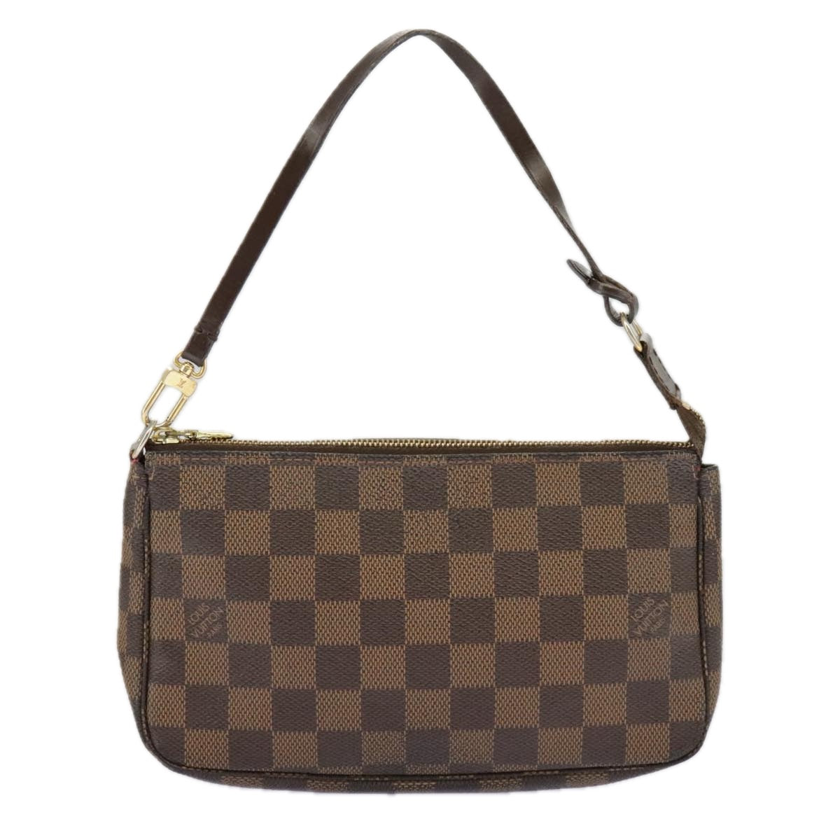 LOUIS VUITTON Damier Ebene Pochette Accessoires Pouch N41206 LV Auth 98611