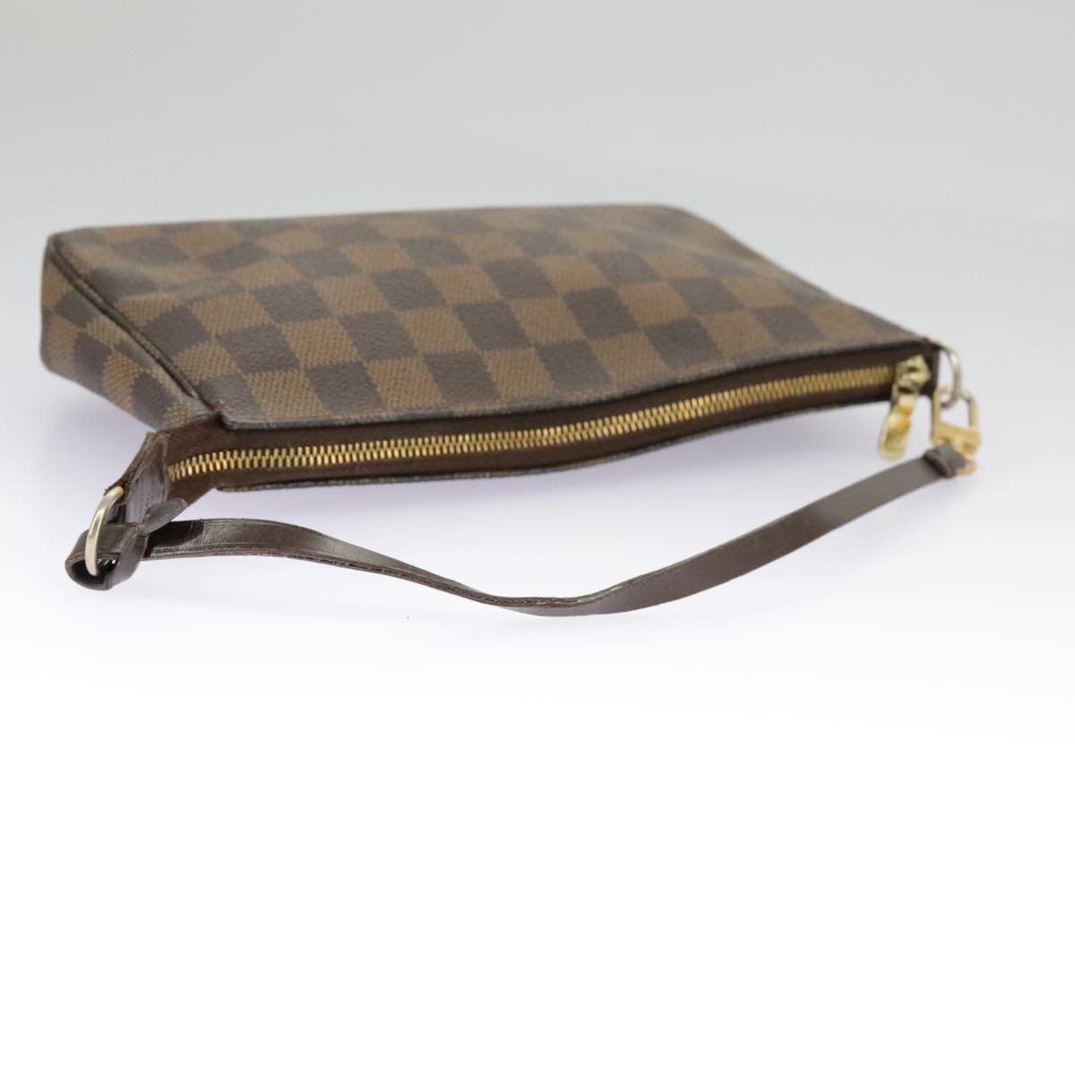 LOUIS VUITTON Damier Ebene Pochette Accessoires Pouch N41206 LV Auth 98611