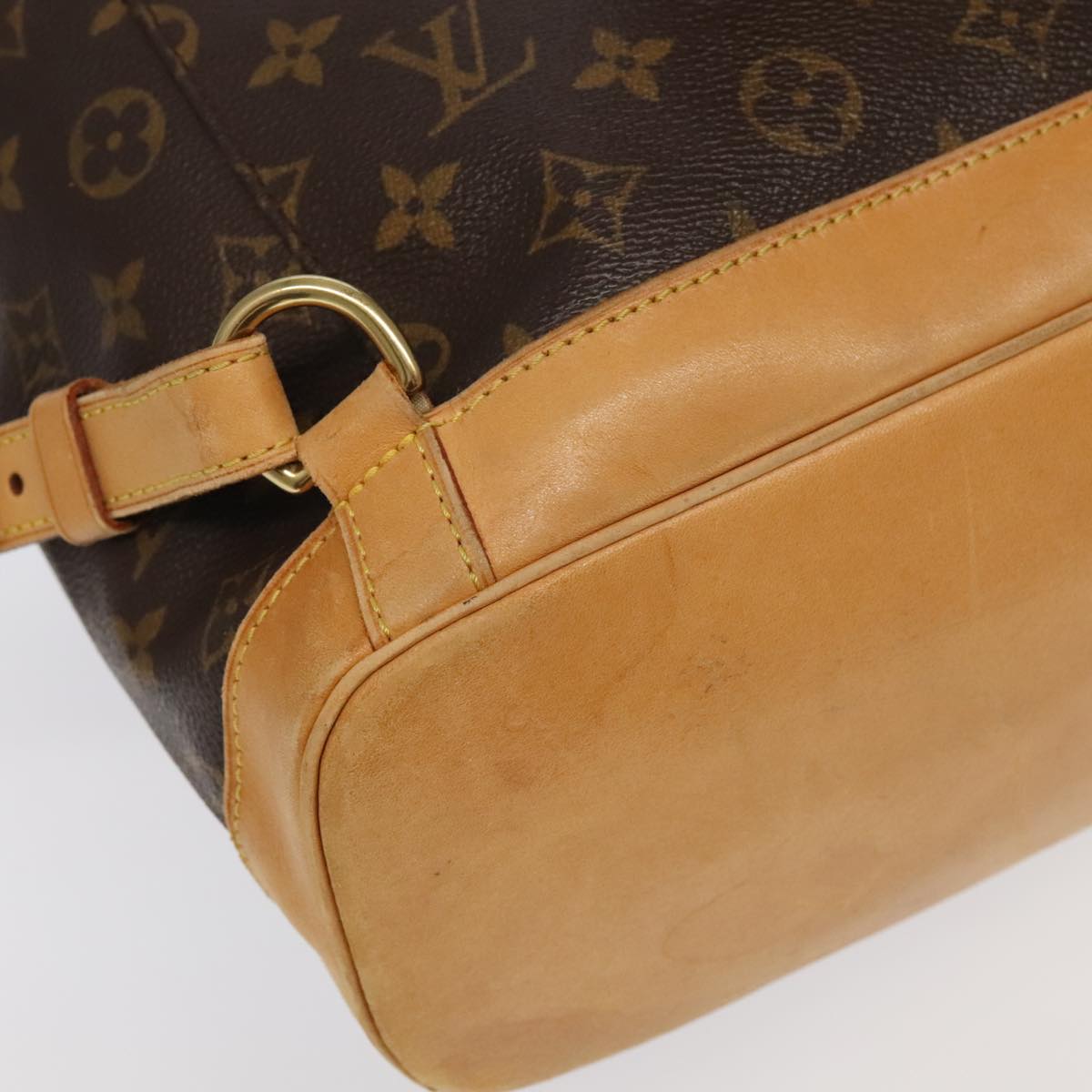 LOUIS VUITTON Monogram Montsouris GM Backpack M51135 LV Auth 98612